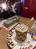 ブロンコビリー お誕生日ケーキ