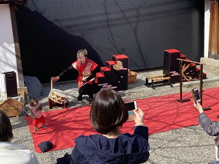 道明寺天満宮 梅まつり ～猿回し