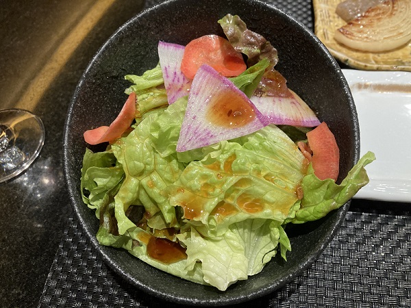 鉄板焼 季流 　サラダ