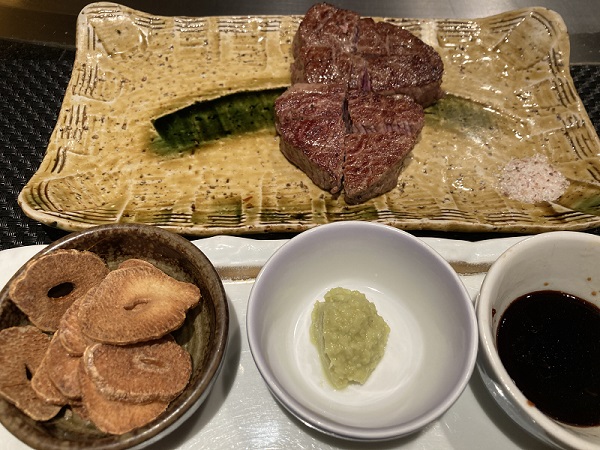 鉄板焼 季流　フィレステーキ