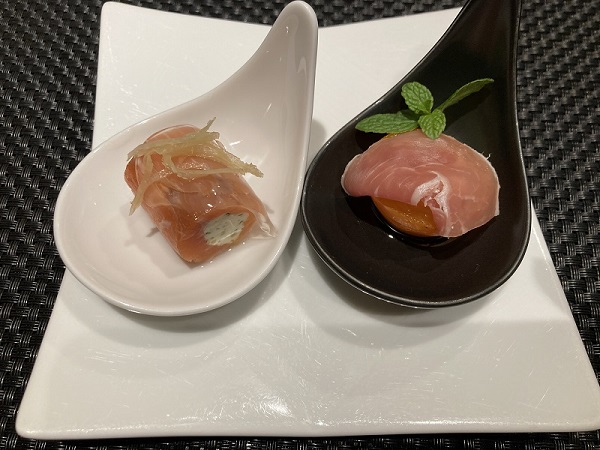 鉄板焼 季流 　ご挨拶の一皿