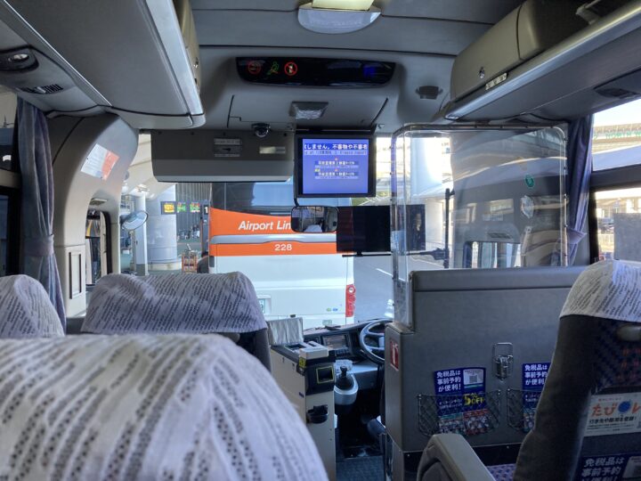 リムジンバス成田空港線　車内