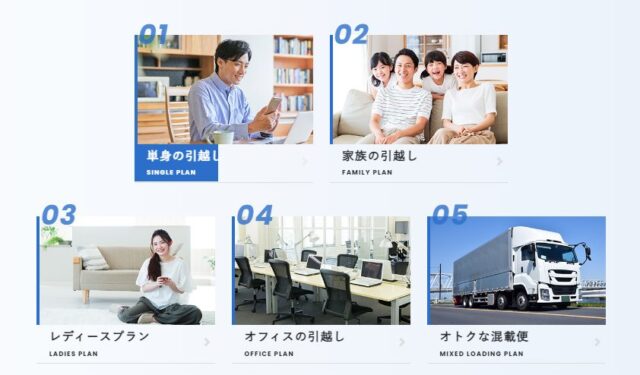 「人力引越社」引越しプラン