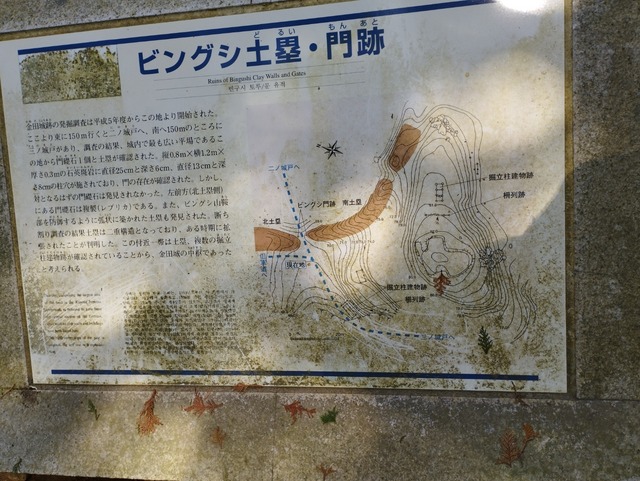 ビングシ土塁看板