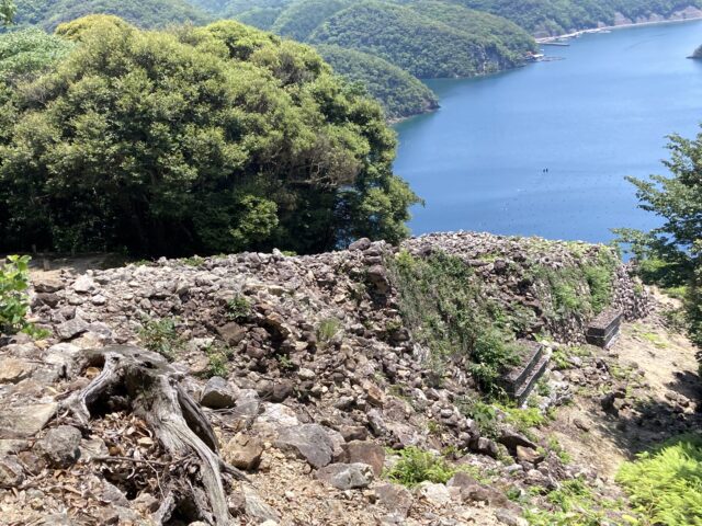 金田城壁石垣
