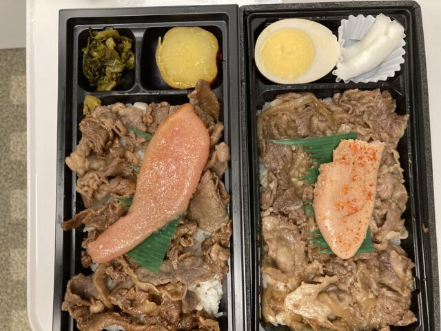 博多駅で買った弁当の中身