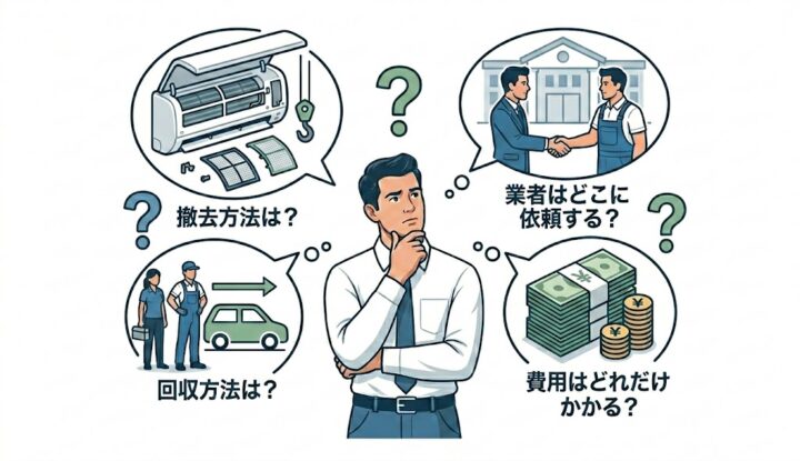 エアコンの撤去方法・費用